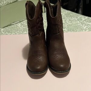 Kids Brown Cowboy Boots